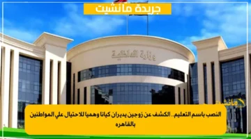 النصب باسم التعليم.. الكشف عن زوجين يديران كيانا وهميا للاحتيال على المواطنين بالقاهرة 1